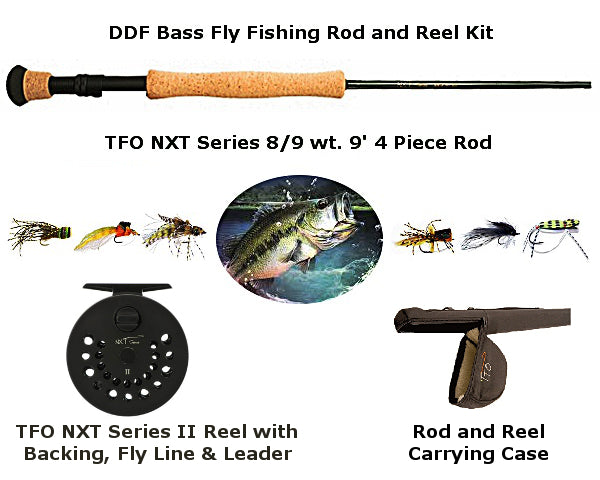 TFO Bass Fly Fishing Outfit