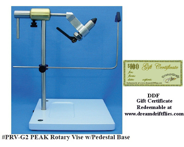 PEAK Rotary Vise with Pedestal Base PRV-G2 with Gift Certificate