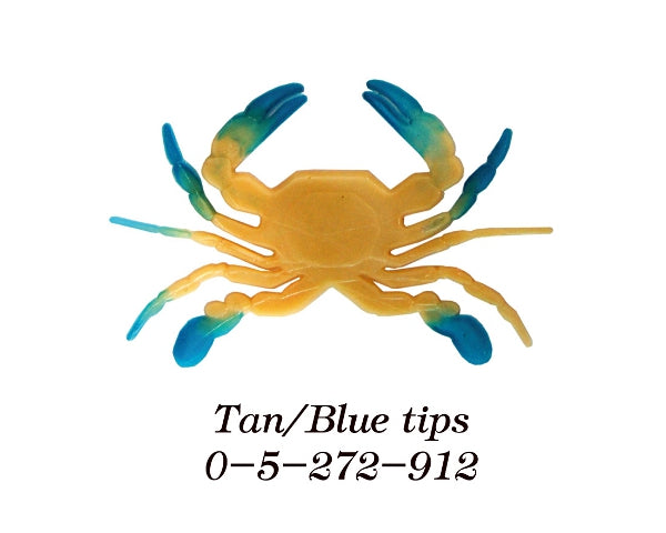 Crabby Patty Body - Tan/Blue Tips