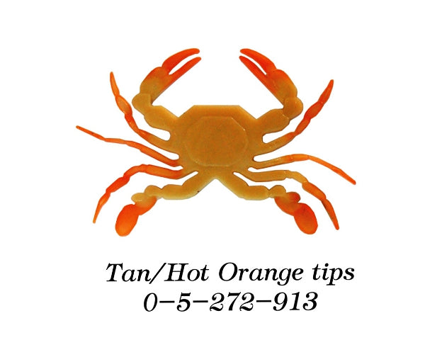 Crabby Patty Body - Tan/Hot Orange Tips