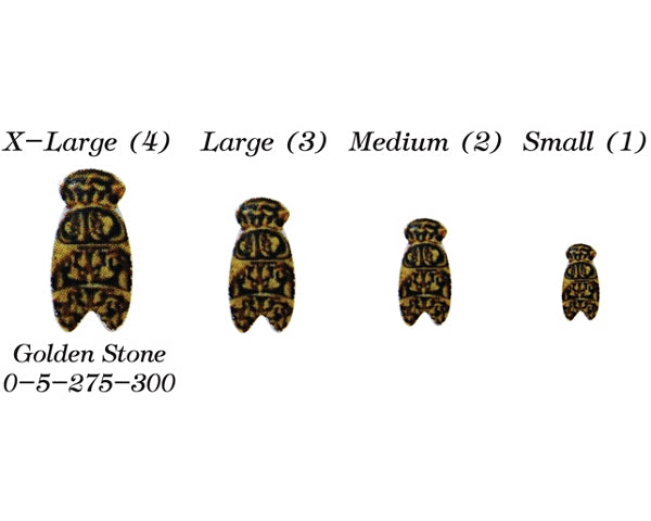 MFC Wiggle Stone Nymph Back - Golden Stone