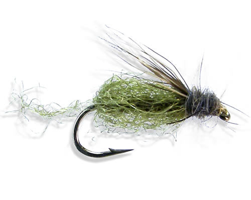 Sparkle Caddis Pupa - Olive
#12-18