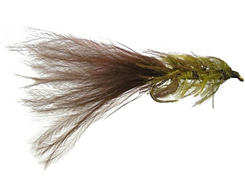Thurman's Swimming Leech-Olive/Brown - #8 & #10