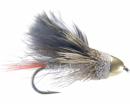 Conehead Marabou Muddler - Black