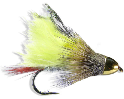 Conehead Marabou Muddler - Yellow