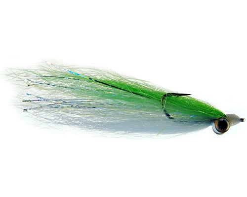 Silverman's Mo-Joo Minnow - Chartreuese/White