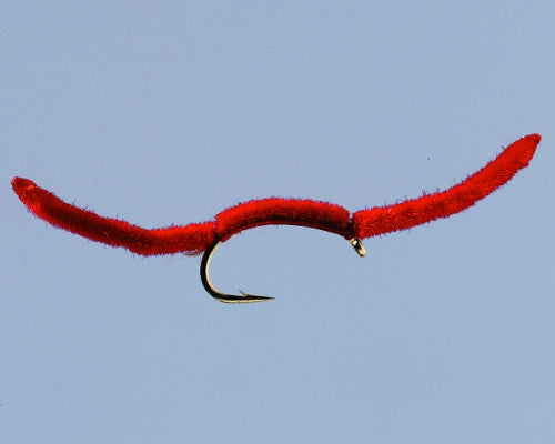 Red San Juan Worm - Size 10-12