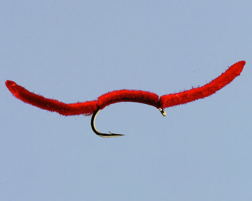 Red San Juan Worm - Size 10-12