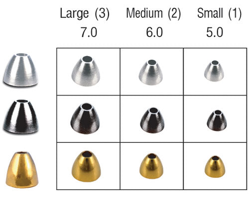Brass Cones - Black Nickel