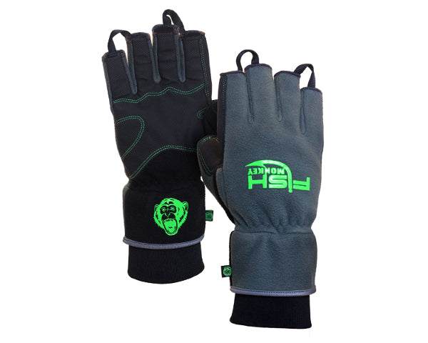Chilly Willie - Half Finger Fishing Glove - Black