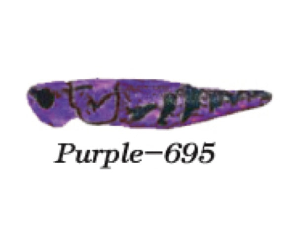 Foam Hopper Body - Purple (6 Pack)