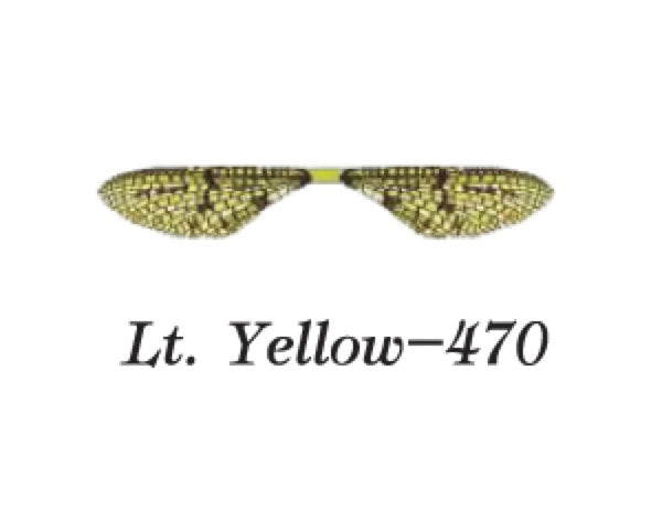Lazer Wing - Mayfly - Light Yellow (6 pairs)
