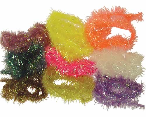 Lucent Chenille - Orange - Sizes Micro (Spooled), Small, Large