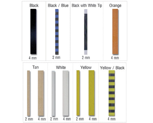 MFC Foam Tubes - Yellow - 2mm or 4mm