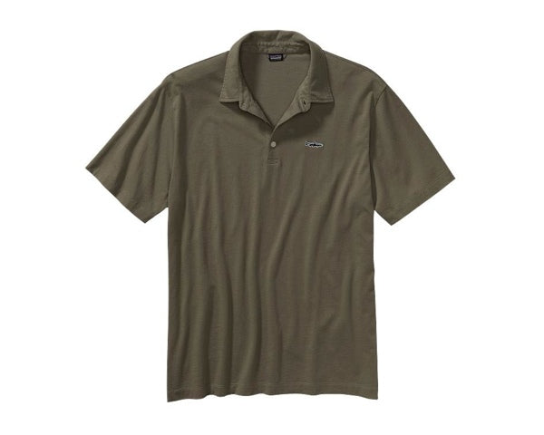 Patagonia Men's Polo - Trout Fitz Roy - Trail Green