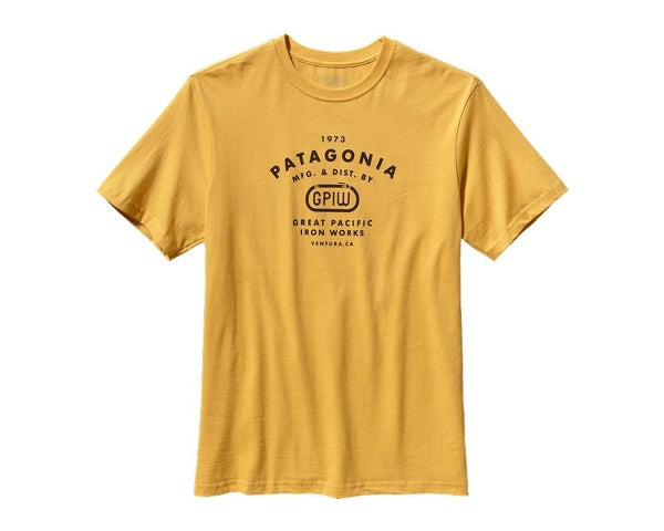Patagonia Men's GPIW Biner Cotton T-Shirt - Nectar Yellow
