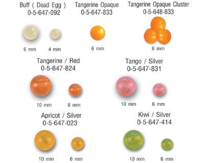 Otter's Sparkle Soft Egg Material - Tangerine/Red