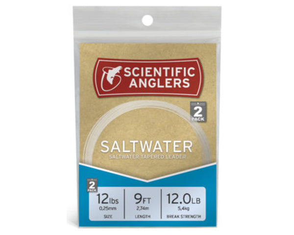 Saltwater Tapered Leader - 9' - 8lb-16lb