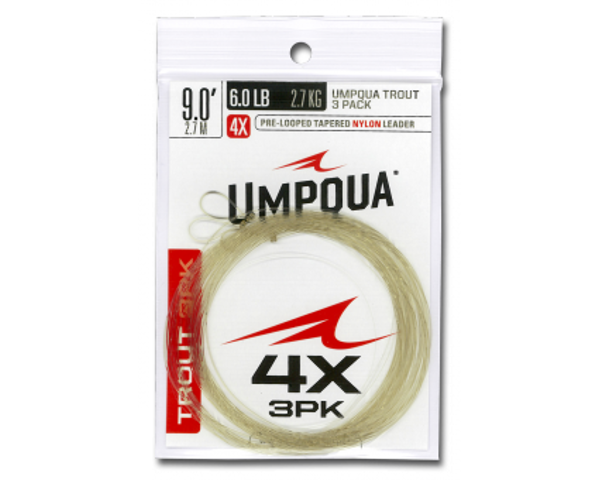 Umpqua Trout Taper Leader - 3 Pack