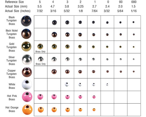 Brass Beads - Hot Orange - Sizes 2.7 mm to 6.5 mm