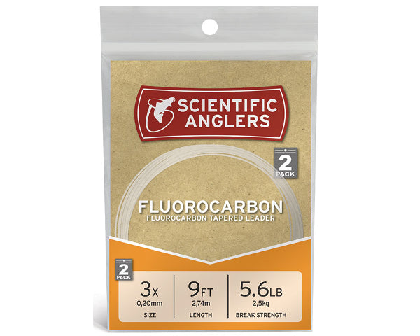 Fluorocarbon Tapered Leader - 2 pack