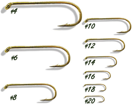 100 - 2XL Heavy Wire Hook 7026-Bronze #4-20