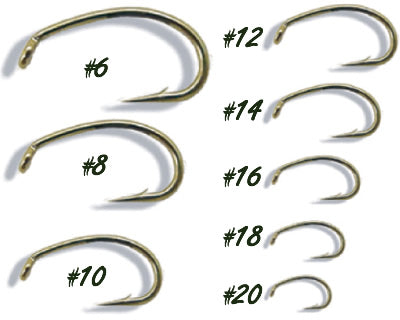 25 - Scud Hook 7045-Bronze #6-8 & 14-20