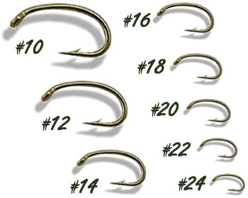 100 - Light Wire Scud Hook 7048-Bronze #10-22